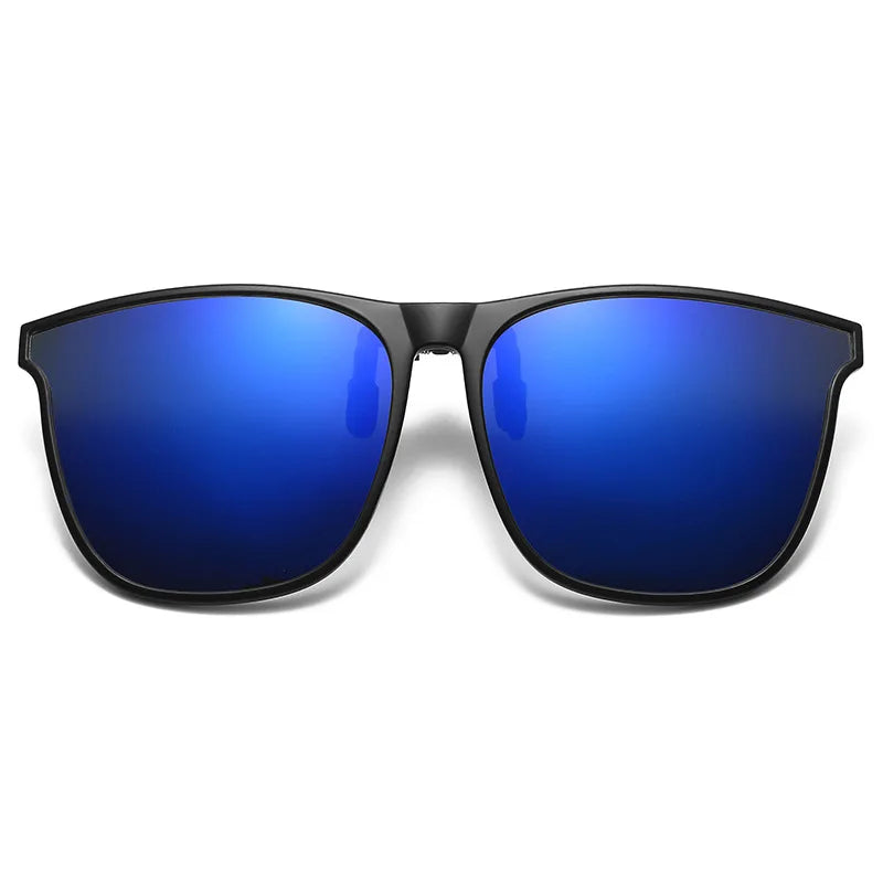 Polarized Rimless Men Clip On Sunglasse Glasses Narrow Clip-on Lenses Women Anti-glare Sunglasses UV400 Goggles New In