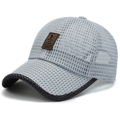 Unisex Label Mesh Breathable Baseball Caps Spring and Summer Outdoor Adjustable Casual Hats Sunscreen Hat Sports Cap