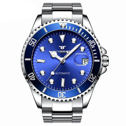 Montres-bracelets mécaniques BINBOND pour hommes, luxueuses, lumineuses, étanches, automatiques, à tourbillon, squelette