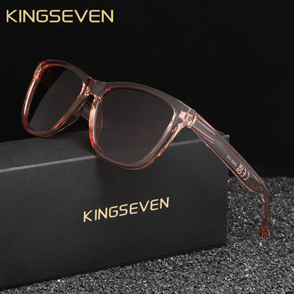 KINGSEVEN Fashion Men‘s Sunglasses Polarized UV400 Sunscreen Glasses Ultralight TR90 Women Fishing Driving Glasses