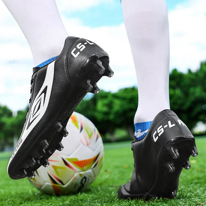 New Men’s Football Boots Grass Cleats Soccer Shoes Match Adult Indoor Ultralight Non-Slip Boys Futsal Sport Turf Comfortable