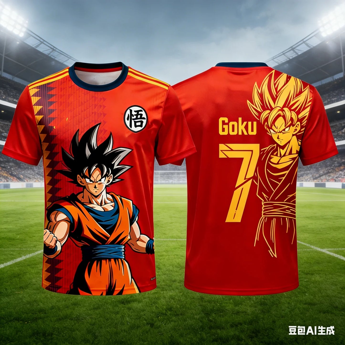 T-shirt casual Dragon Ball de verão 2026 para homem, com estampado 3D, manga curta, corte largo, respirável, para mulher e criança, estilo desportivo