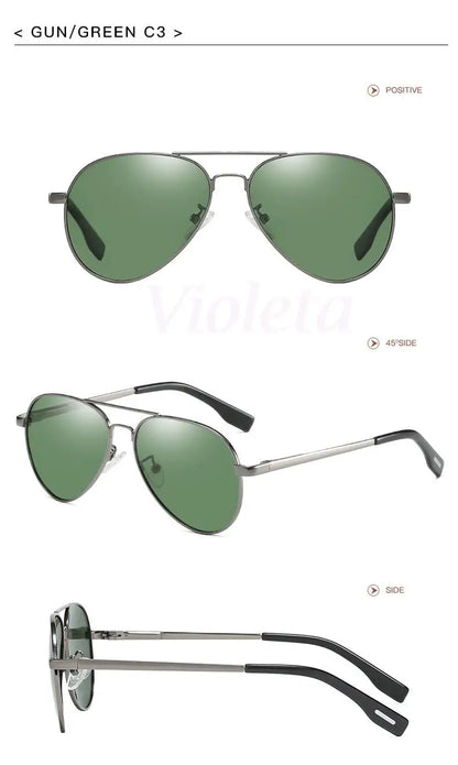 Punk Rock Polarized Sunglasses Color Film Sunglasses Han Edition Mirror Face Fashion Sun Glasses T1001