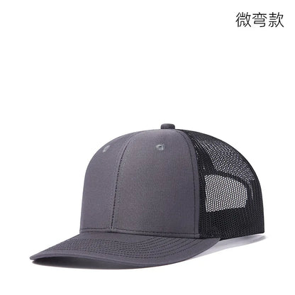 High Quality Mesh Baseball Cap Women Men Summer Cotton Breathable Sunhat Unisex Adjustable Snapback Trucker Hats Male Female