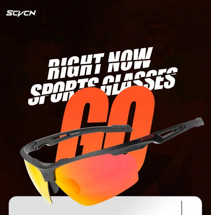 SCVCN-Polarized Cycling Glasses Running Sunglasses UV Protection Bicycle Sports MTB Road Bike Eyewear for Women Cycle Goggles