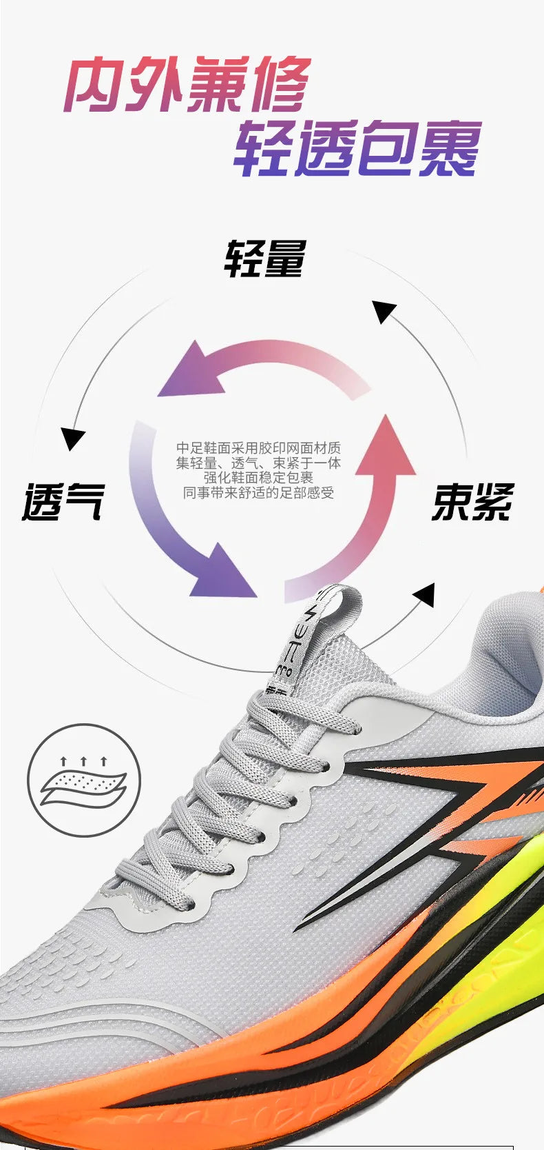 Spezialisierte Marathon-Laufschuhe für Herren und Damen, atmungsaktiv, leicht, mit Carbonplatte, komfortable, rutschfeste Sportsneaker