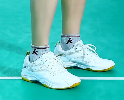 Sapatilhas de badminton masculinas Kawasaki. Sapatilhas desportivas profissionais para mulher. Sapatilhas respiráveis para recintos fechados. K-086