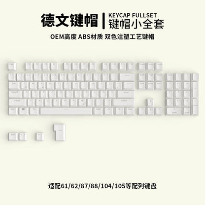 104 Teclas Keycaps Retroiluminadas Coreano Francês Russo Espanhol Alemão para Teclado Mecânico com Switch MX, Perfil OEM, Teclas ABS DIY