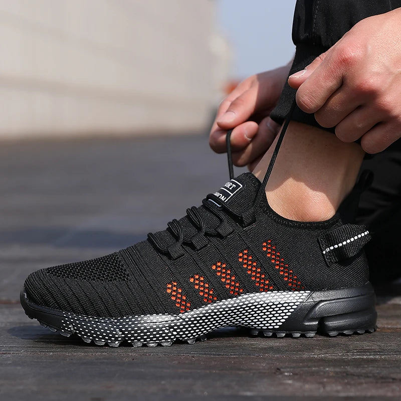 New Men's Breathable Casual Sports Shoes Summer Fashion Running Shoes 2025 Lightweight and Soft Casual Shoes Women's Sizes 36-46