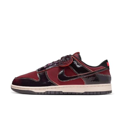 NIKE Dunk Low Retro Women's Shoes Pink & White Low-Top Retro Casual Sneakers Durable Athletic Shoes Skate Shoes DD1873-112