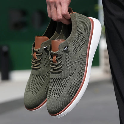 Mocasines deportivos de malla para hombre, calzado antideslizante de corte bajo, zapatos casuales deportivos, superventas, zapatos de diseño 2025