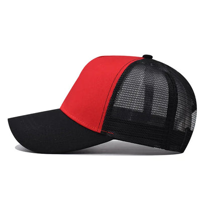 Baseball Cap Adult Net cap Shallow curved eaves Hat Unisex Summer hat Breathable hat shade Spring Autumn Cap Hip Hop Fitted Cap