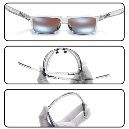 KDEAM Oversized Men's Sunglasses Polarized TR90 Big Size Sun Glasses Width 160mm Protective Case Included KD0737 MAX