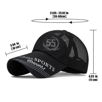 Fashion Accessories Print Pattern Breathable Brim Baseball Cap Unisex Outdoor Travel Casual Sport Adjustable Snapback Hat