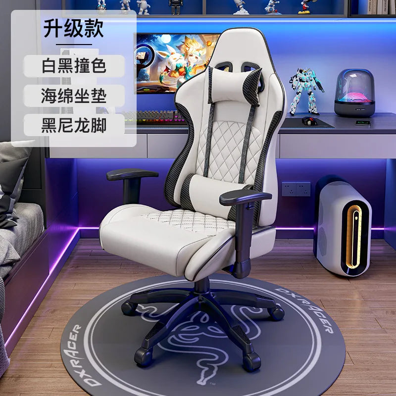 Ergonomic Swivel Gaming Chair Comfortable Office Computer Chair with Armrests, Modern Executive Desk Chair for Home, Work & Gaming