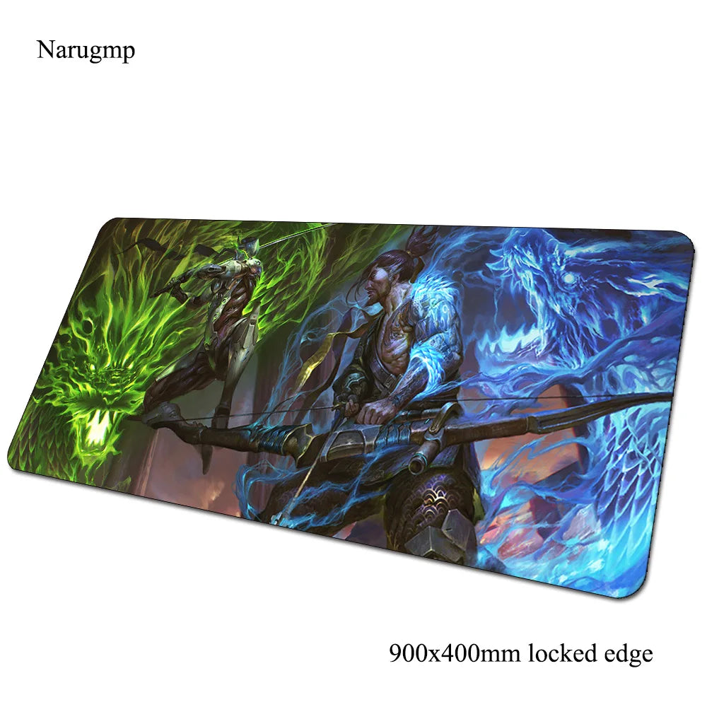 Overwatch-muismat voor verjaardag, computermat 900x400x3mm, grote gaming-muismat, cadeau, bureauonderlegger voor muis en toetsenbord, pc-gamer