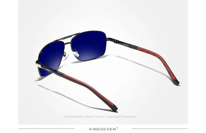 KINGSEVEN 2023 Aluminum Pilot HD Polarized Sunglasses Men Women Fashion Frame Male Sun Glasses For Driving UV400 Mirror