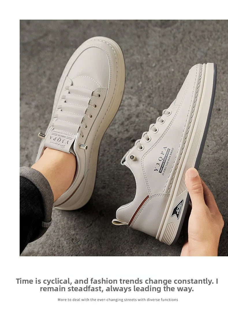 Męskie letnie modne casualowe buty do prowadzenia samochodu, sportowe wsuwane mokasyny, uniwersalne, wygodne, oddychające, odporne na zużycie, skórzane -..