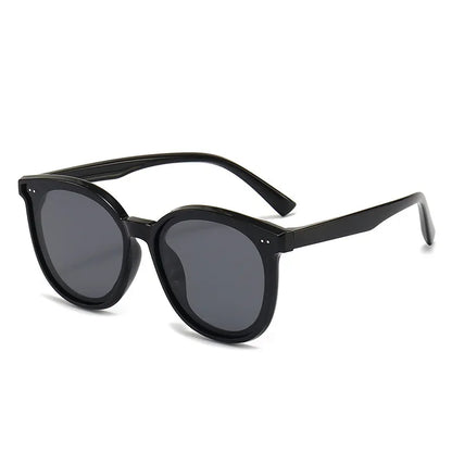 3-12 Years Kids Polarized Sunglasses Boys' Cool Girls Soft TPEE Frame Cat Eye Design Fashion Sun UV400 Protection Oval Glasses