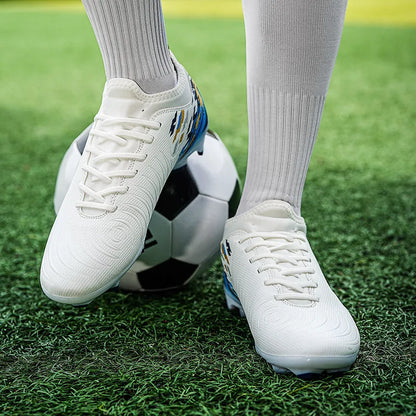 Casual Comfortable Men's Sports Shoes Soccer Shoes Men Anti-slip Outdoor Grass Training Breathable Lace-up Football Boots