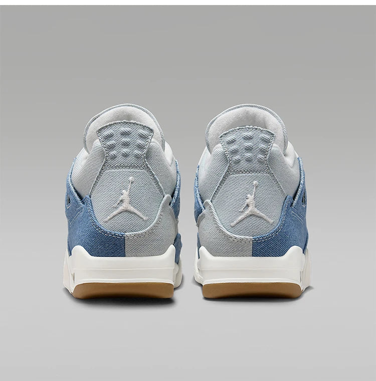 Ténis de basquetebol Nike JORDAN genuínos para mulher, de cano médio, em ganga, com amortecimento de ar IB6716-100
