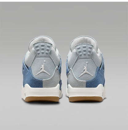 Ténis de basquetebol Nike JORDAN genuínos para mulher, de cano médio, em ganga, com amortecimento de ar IB6716-100