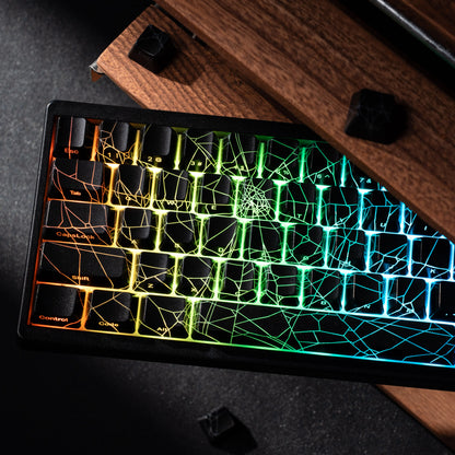 Teclado XVX Spider Web M67 JadeStone con teclas IMD-Tech, conexión trimodo y retroiluminación RGB personalizada 60%