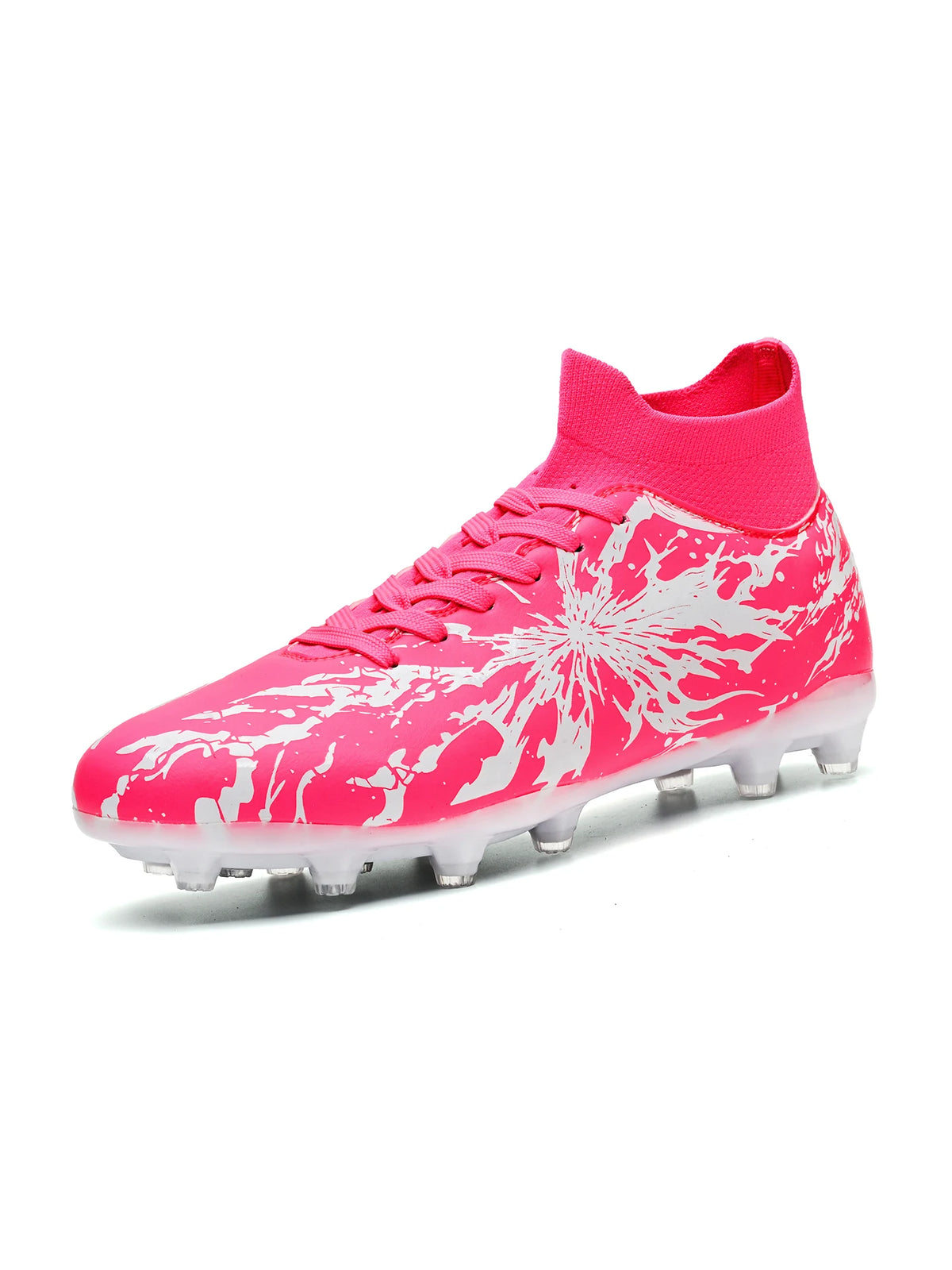 Chaussures de football ultra légères AG FG, tissu PU anti-transpiration, semelle TPU résistante à l'usure, ajustement confortable, unisexe, baskets d'entraînement sur herbe naturelle