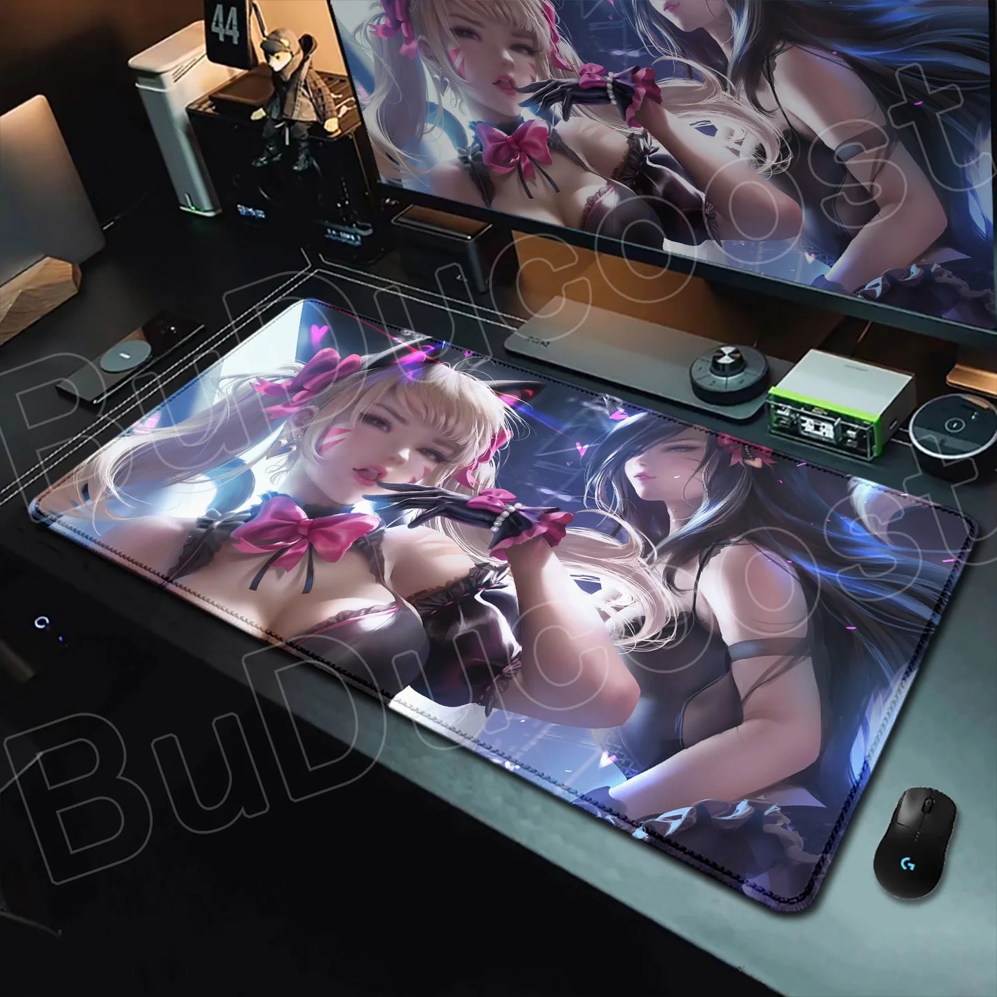Overwatch Gaming Anime Girl Large XXL Mouse Pad HD Printing Computer Keyboard Mats Laptop Office Rubber Soft Desk Rug 900x400 mm