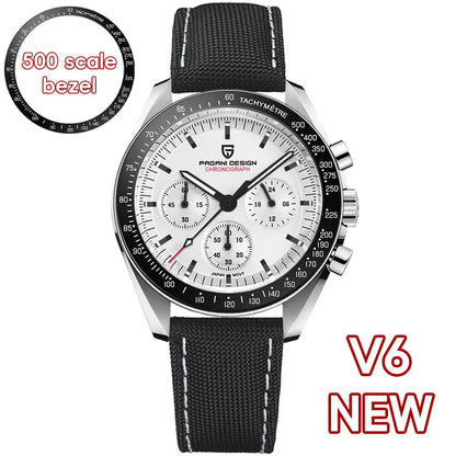 PAGANI DESIGN PD1701 Tribute to CK2998 Moon Watch Retro Quartz Watch For Men AR Sapphire crystal Sport Chronograph Man 2026 New