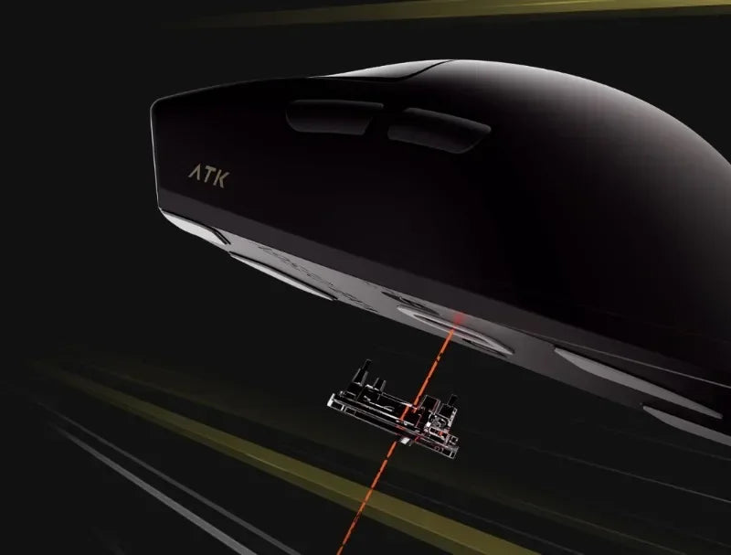 Nuovo mouse gaming wireless ultraleggero ATK X1 SE Starlight PAW3395 26K DPI, driver Hub Page, 1000Hz, accessori per giocatori PC
