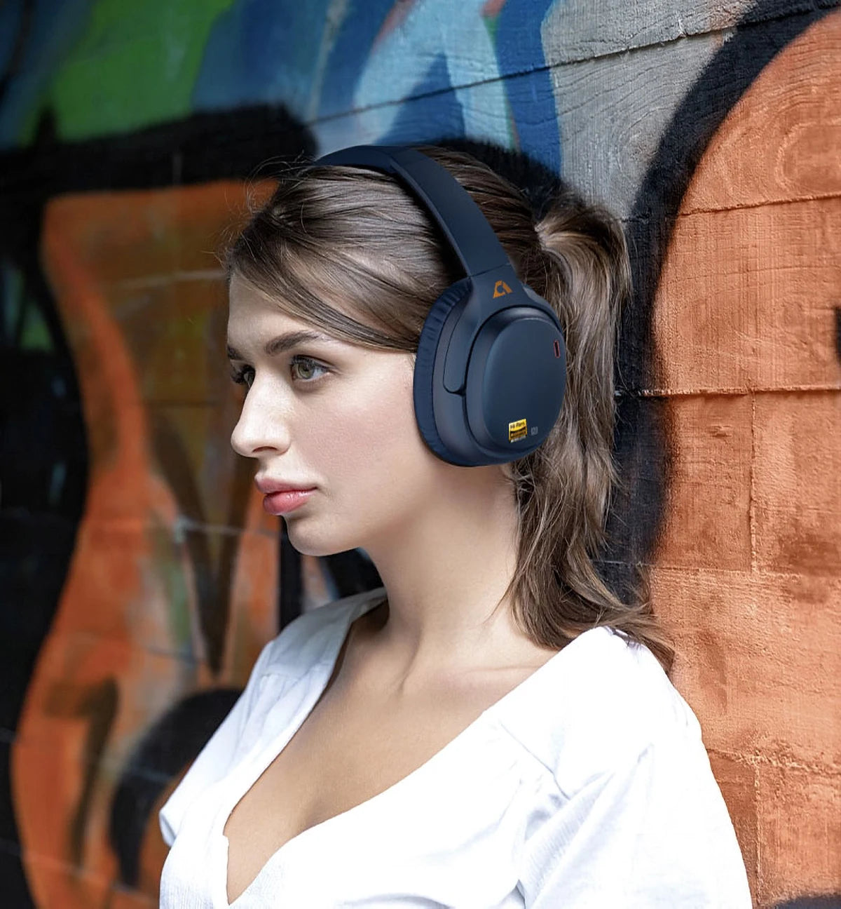 1Mii E700 Wireless Bluetooth Headphones LDAC Lossless Hi-Res Sound, ANC Active Noise Reduction, HIFI Stereo Gaming Headset, 65H