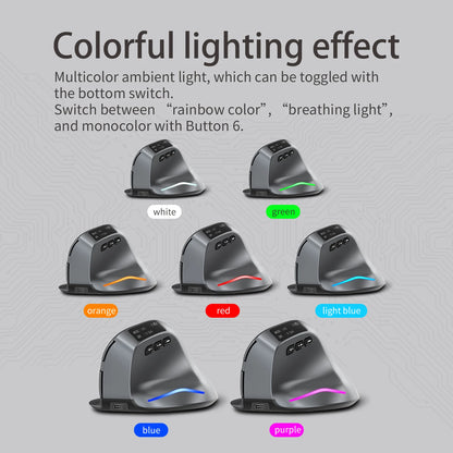 Lefon F33 Bluetooth Ergonomic Trackball Mouse, Rechargeable Wireless Trackball Mouse with Bluetooth & 2.4G, 4800 DPI Ergonomic Rollerball Mouse for PC, Office & Drawing