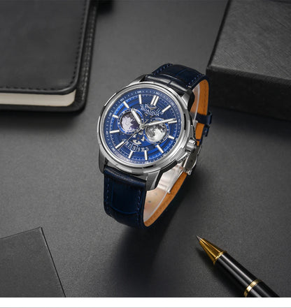 BORIAGE(BOAIJIUA) Fully Automatic Mechanical Men's Watch Original Design Mechanical Watches Waterproof Luminous Wristwatch