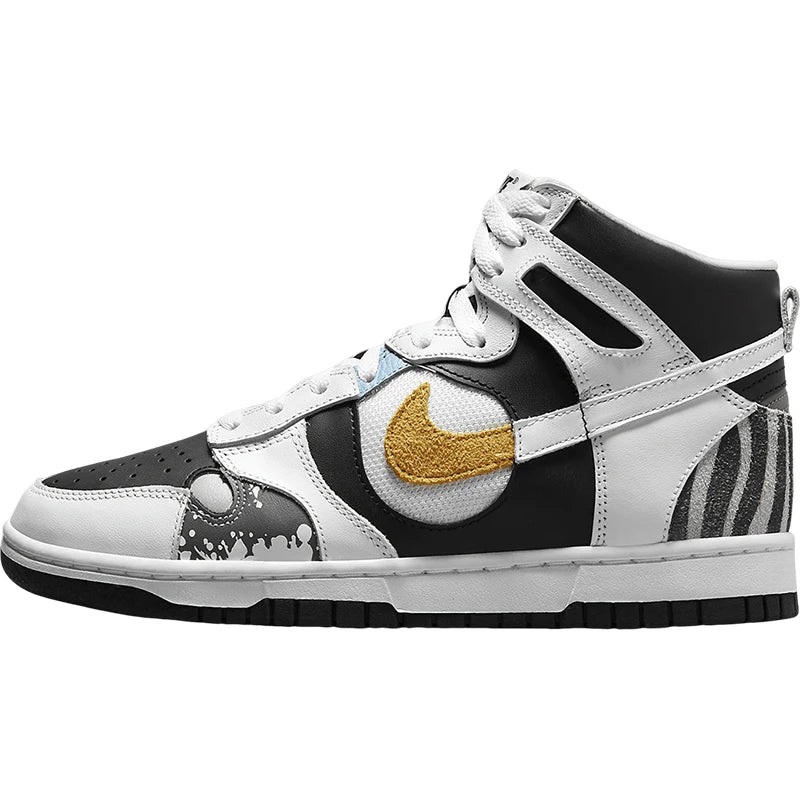 Ténis de basquetebol desportivos almofadados Nike Dunk High LX para mulher, genuínos, DZ7327-001