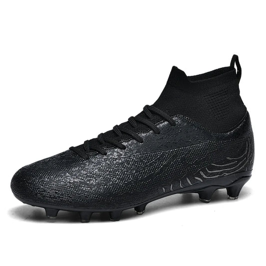 New Men's Sport Soccer Shoes, Training Boys' Football Boots, Outdoor Adult Long Spikes, Non-slip Cleats, Breathable, Comfortable for Matches