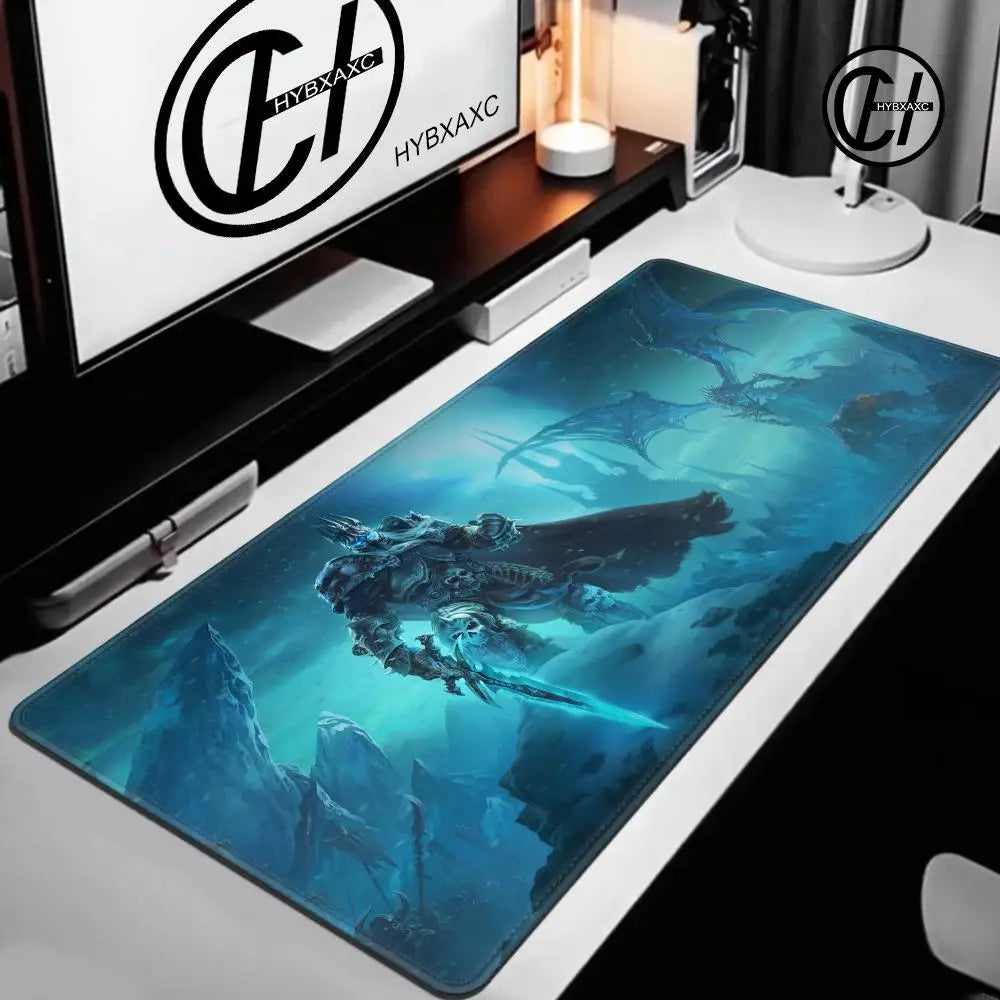 Mouse Pad World of Warcraft Lich King για PC HD Anime Gaming Αξεσουάρ Πληκτρολόγιο Mousepad Φορητού Υπολογιστή XXL Επιφάνεια Γραφείου για Game Cabinet Χαλί