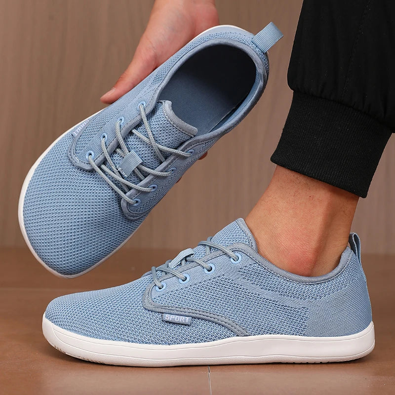 Women's Walking Flat Shoes Soft Mesh Suitable for Travel Wide Palms Lightweight Support Fitness and Leisure Sports Shoes for Men