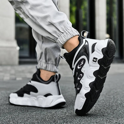 Chaussures de basket-ball pour hommes, respirantes, amortissantes, antidérapantes, résistantes à l'usure, chaussures de course, chaussures de sport pour l'entraînement en salle de sport, baskets athlétiques pour hommes