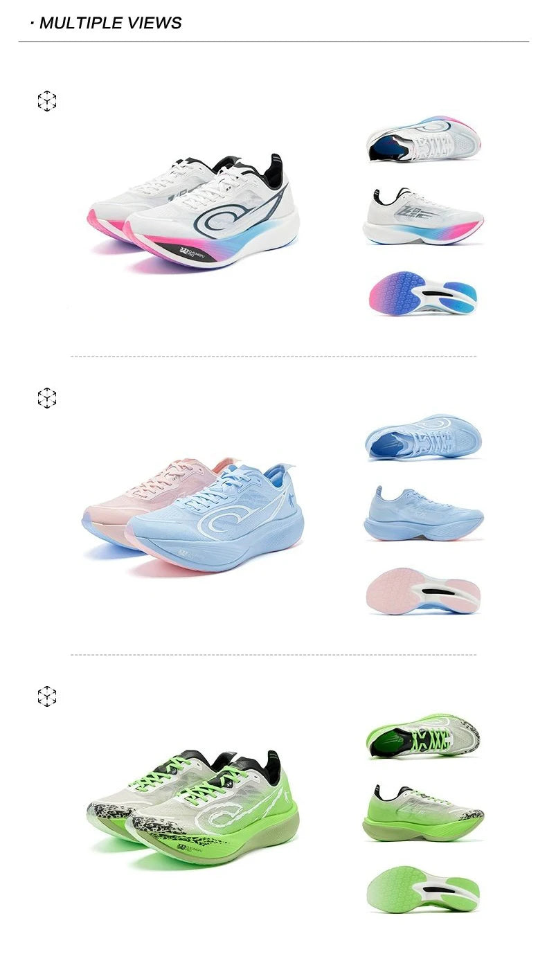 QIAODAN Feiying PB3 Enhanced Edition Professional Marathon Carbon Plate Running Shoes 2025 Men's Sneakers QDB023251299T