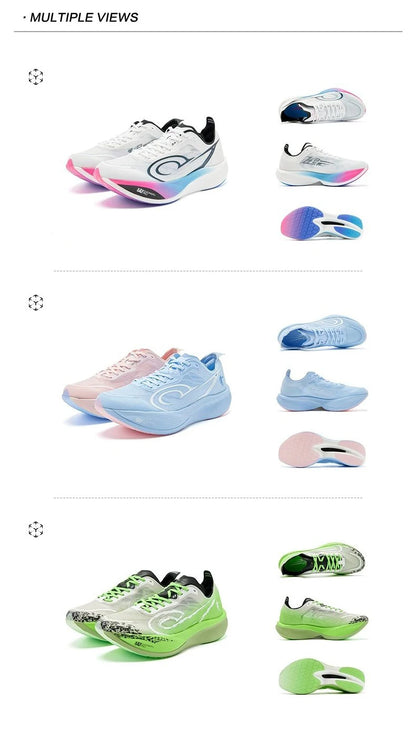 QIAODAN Feiying PB3 Enhanced Edition Professional Marathon Carbon Plate Running Shoes 2025 Men's Sneakers QDB023251299T
