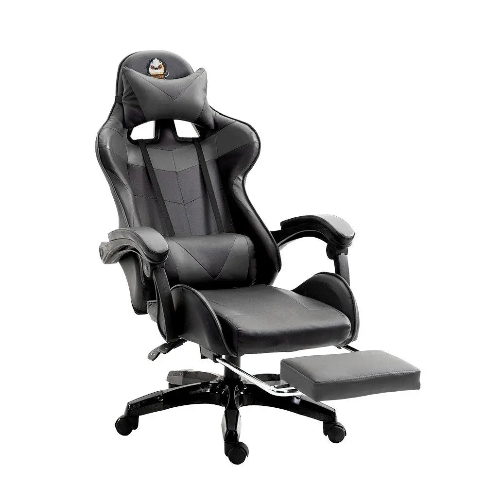 Gaming Chair Gaming Armchair Height Adjustable Office Chair with Adjustable Reclining Function with Cat Ears and Pillows