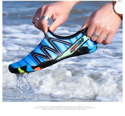 Scarpe da acqua ad asciugatura rapida per spiaggia, unisex, pantofole aqua da nuoto barefoot, scarpe da surf e risalita del fiume, calze outdoor leggere estive