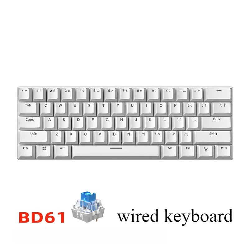 60% gaming keyboard gamer mechanical keyboards pc laptop office mini keyboard