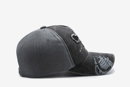 New Hat Spring and Summer European and American Sunscreen Baseball Cap Men's Washed Old Outdoor Casual Cap Women's Retro Sun Hat