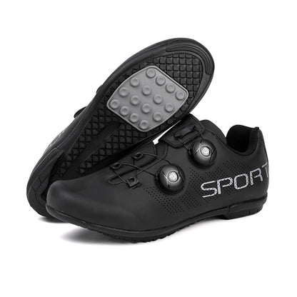 Ultra-Light Cycling Shoes, Breathable and Lightweight, SPD-Compatible Hard Soles for Road Mountain Bike Competition Training