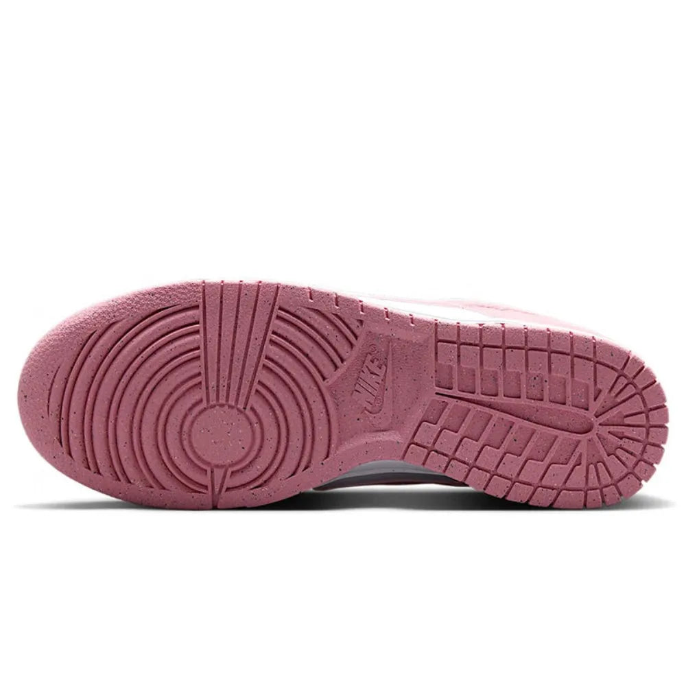 NIKE Dunk Low Retro Women's Shoes Pink & White Low-Top Retro Casual Sneakers Durable Athletic Shoes Skate Shoes DD1873-112