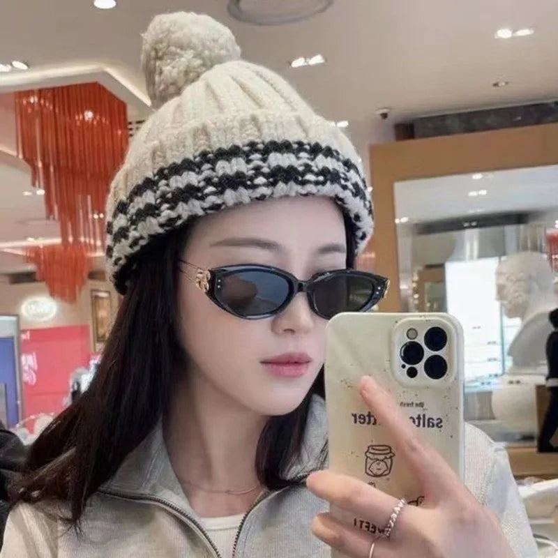 Korean Ins Trend Sunglasses for Men Polarized Shades Aesthetic Shades for Women
