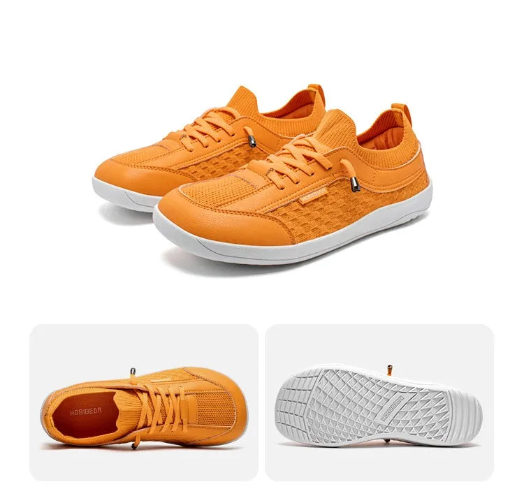 HOBIBEAR Men Barefoot Shoes Women Slip-On Wide Toe Walking Sneakers | Zero Drop Sole | Lightweight Breathable Minimalist Shoes
