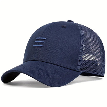 Men summer quick-drying Hat outdoor Leisure Baseball Cap Three Embroidery breathable Mesh Caps adjustable Hip Hop Hats gorras